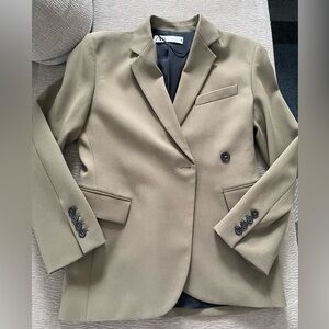 Zara Women's Tan Blazer - Size S - EUC